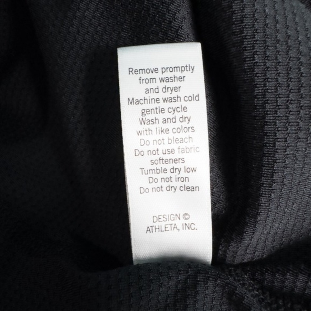 Athleta Swift Zip Skort Size 6 Black White Floral Tennis Pickleball Golf 819678 - Picture 16 of 16